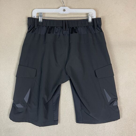 MTB Shorts Mens Medium Black Cycling Outdoor Hiking Surf Board Adult - Picture 12 of 13